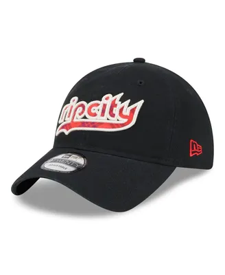 Men's New Era Black Portland Trail Blazers 2023/24 City Edition 9TWENTY Adjustable Hat