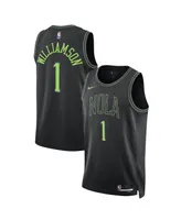 Men's and Women's Nike Zion Williamson Black New Orleans Pelicans 2023/24 Swingman Jersey - City Edition