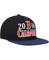 Men's Mitchell & Ness Black Boston Red Sox World Series Champs Snapback Hat