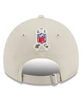 Women's New Era Stone Las Vegas Raiders 2023 Salute To Service 9TWENTY Adjustable Hat