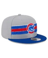 Men's New Era Gray, Royal Chicago Cubs Band 9FIFTY Snapback Hat