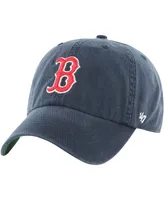 Men's '47 Brand Navy Boston Red Sox Sure Shot Classic Franchise Fitted Hat