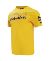 Men's Pro Standard Maize Michigan Wolverines Classic T-shirt