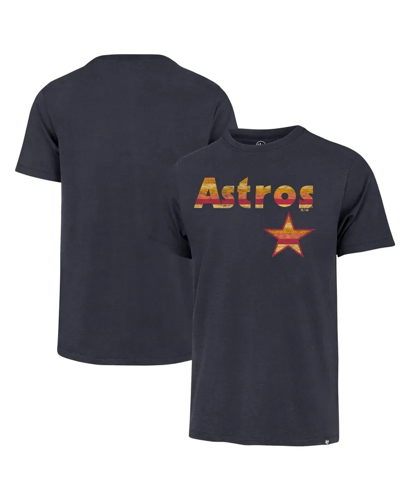 Men's '47 Brand Navy Distressed Houston Astros Premier Franklin T-shirt
