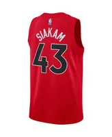 Men's Nike Pascal Siakam Red Toronto Raptors 2020/21 Icon Swingman Jersey