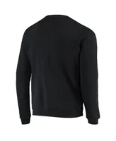 Men's Nike Black Distressed Colorado Buffaloes Vintage-Like School Logo Pullover Sweatshirt