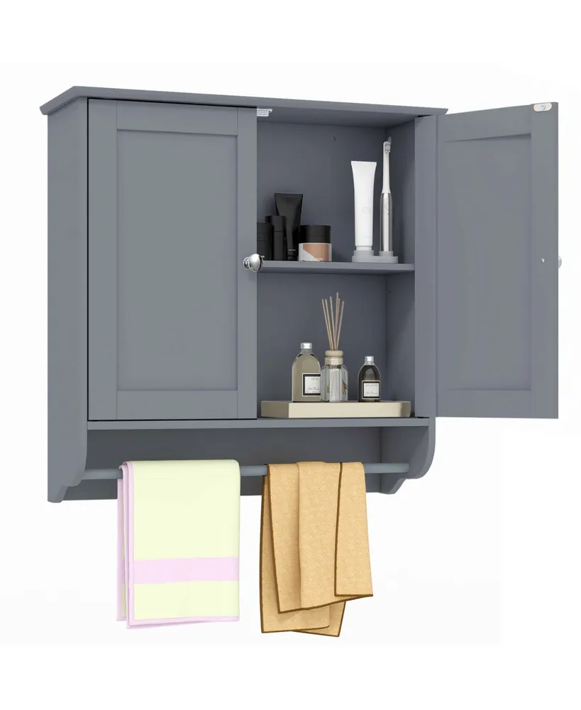 Costway Wall Mounted Bathroom Medicine Cabinet Storage Cupboard