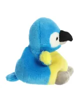 Aurora Mini Blues Macaw Palm Pals Adorable Plush Toy Blue 5"