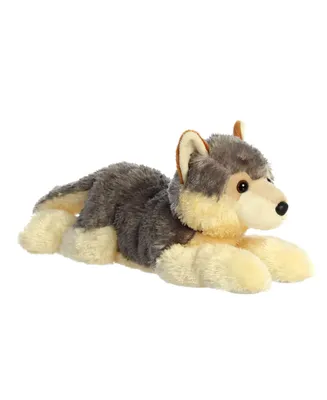 Aurora Large Wily Wolf Grand Flopsie Adorable Plush Toy Gray 16.5"