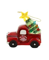 4.5" Ceramic Retro Vehicle Ornaments, Set of 2