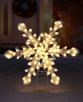 35" Outdoor Twinkling Led Snowflake