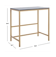 Viv Glossy Wooden Desk
