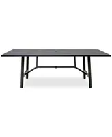 Astaire 84" x 42" Rectangle Outdoor Slat Top Dining Table