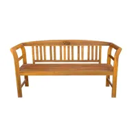 Patio Bench 61.8" Solid Acacia Wood