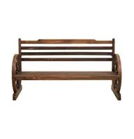 Patio Bench 55.9" Solid Wood Fir