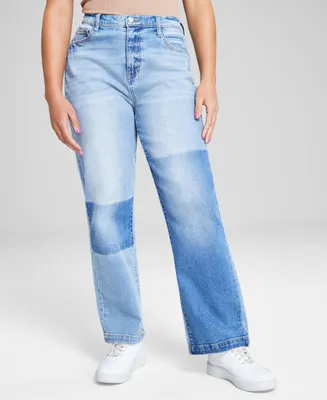 And Now This Women's Ultra-High-Rise Straight-Leg Jeans, Created for Macy's