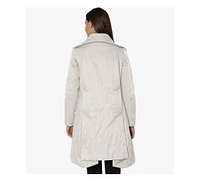 Stella Carakasi Women's Full-Zip-Front Water-Repellent Definitive Coat