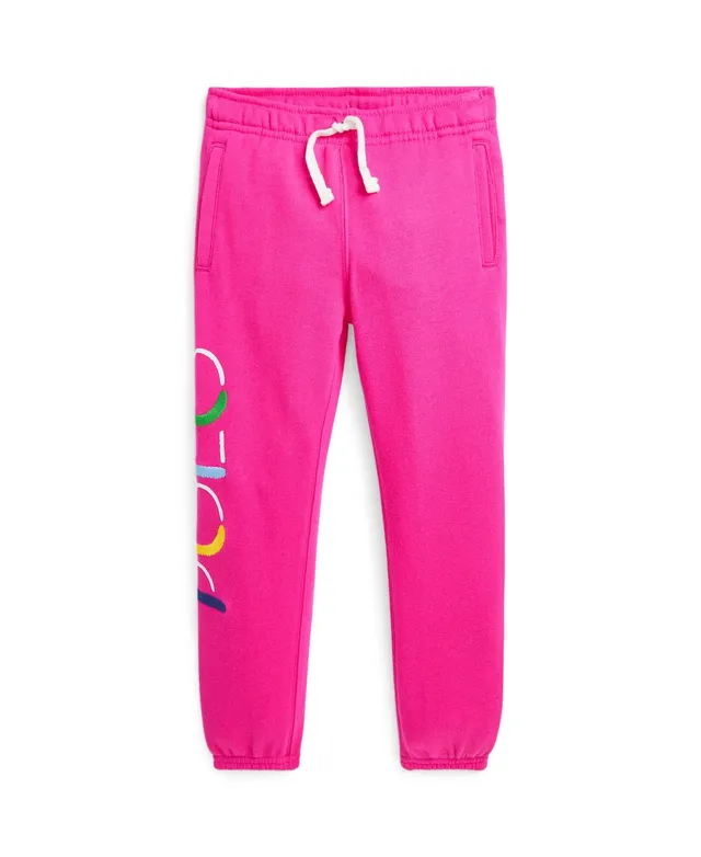 Polo Ralph Lauren Little Boys Pink Pony Fleece Jogger Pant - Macy's