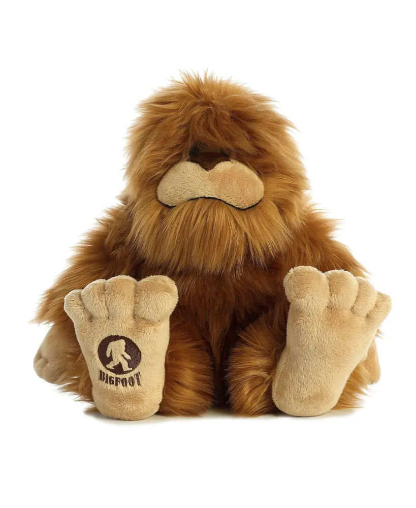 Aurora Large Big Foot Fantasy Mysterious Plush Toy Brown 12.5"