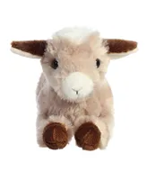 Aurora Small Paisley Goat Mini Flopsie Adorable Plush Toy Brown 8"