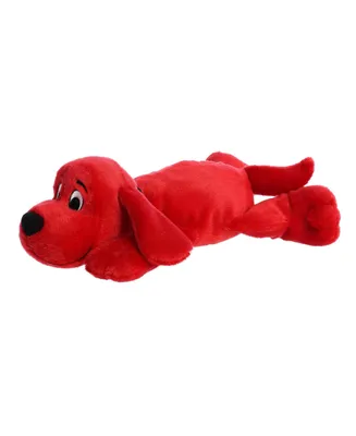 Aurora Medium Laying Clifford Playful Plush Toy Red