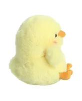 Aurora Mini Chickadee Chick Rolly Pet Round Plush Toy Yellow 5"