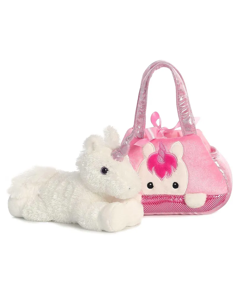 Aurora Small Peek-a-Boo Unicorn Fancy Pals Fashionable Plush Toy Multi-Color 7"