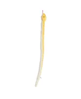 Aurora X-Large Albino Burmese Python Snake Playful Plush Toy Yellow 50"