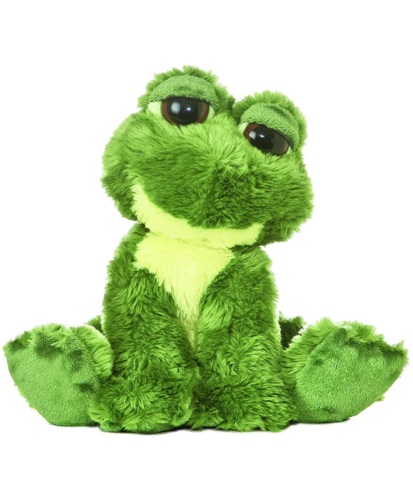 Plush Goals by Cuddle Barn® 8'' Small Sleepy Toadstool Frog Wawa