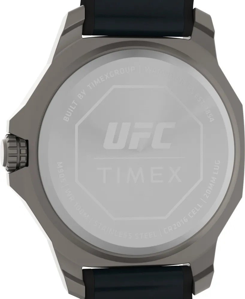Timex Ufc Men's Reveal Analog Blue Silicone Watch, 41mm