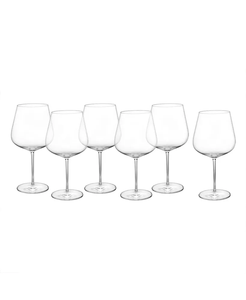 Schott Zwiesel Vervino Burgundy Glass, Set of 6 - Clear