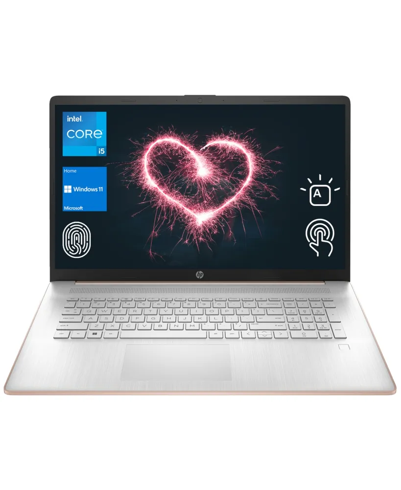 Hp Essential 17 Laptop, 17.3" Hd+ Touchscreen 60Hz, Intel Core i5-1335U, Intel Iris Xe Graphics, 8GB DDR4 Ram, 512GB PCIe M.2 Ssd, Wi