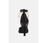 Hobnob Anklet Embellishment Stiletto Women's Sandals