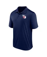 Men's Fanatics Navy Cleveland Guardians Logo Polo Shirt