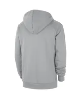 Men's Nike Silver Distressed Dallas Mavericks 2023/24 City Edition Courtside Standard Issue Pullover Hoodie