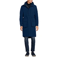 Lands' End Big & Tall Squall Waterproof Insulated Winter Stadium Coat