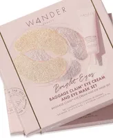 Wander Beauty Bright Eyes Baggage Claim Eye Cream & Eye Mask Set