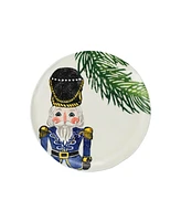 Vietri Nutcrackers Dinnerware Salad Plates, Set of 4