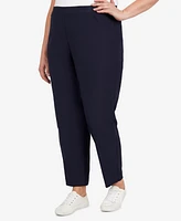 Alfred Dunner Plus Size Classic Allure Tummy Control Pull-On Short Length Pants