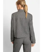 Olsen Women's Micro Houndstooth Jacket