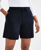 Style & Co Women's Mid Rise Sweatpant Shorts, Created for Macy's