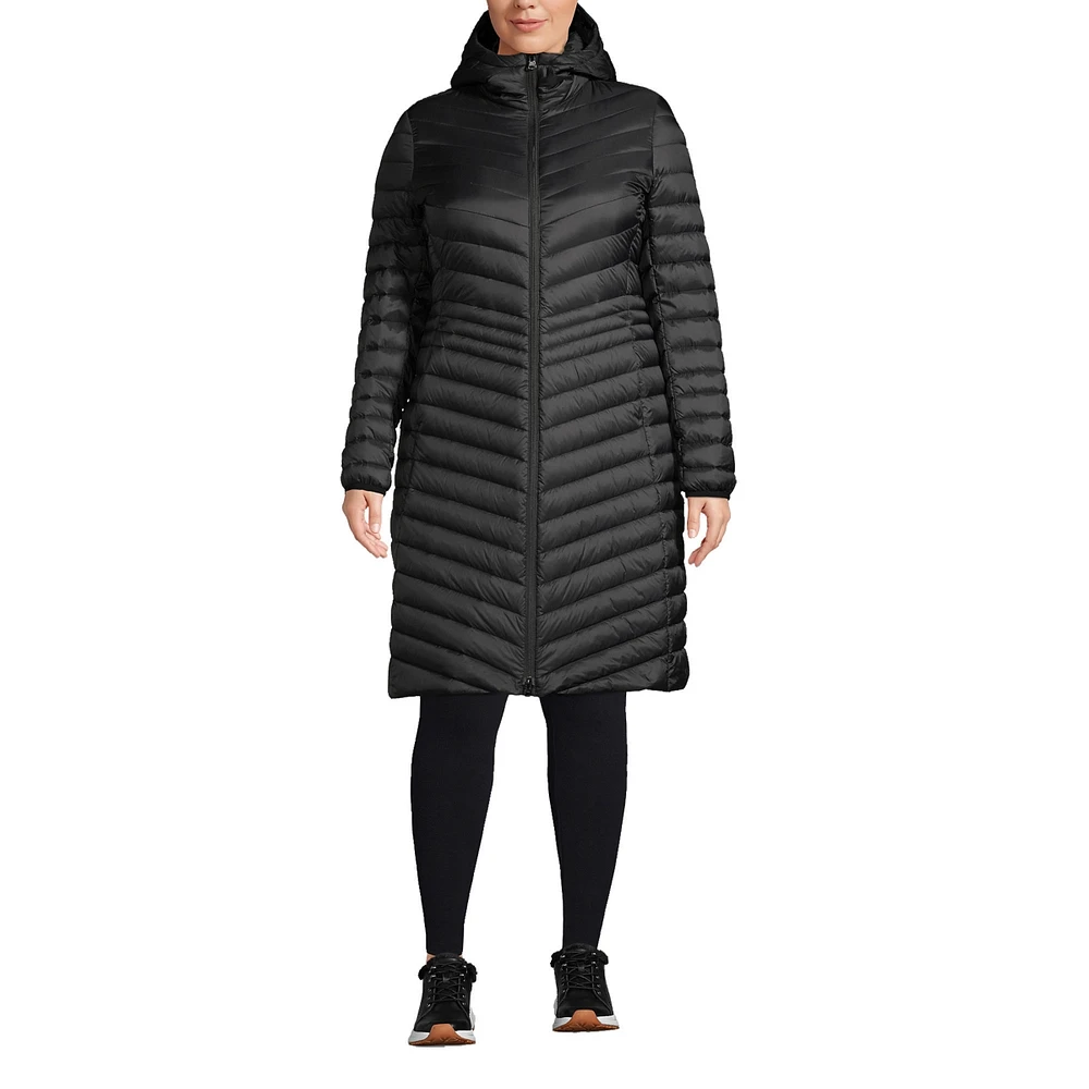 Lands' End Plus Wanderweight Packable Down Coat