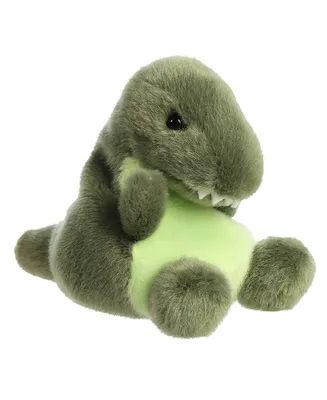 Aurora Mini Tyranno Rex Palm Pals Adorable Plush Toy Green 5"