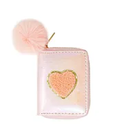 Tiny Treats + Zomi Gems Girls Shiny Heart Patch Wallet