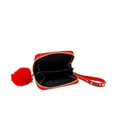 Tiny Treats + Zomi Gems Girls Red Quilted Rhinestone Strap Wallet