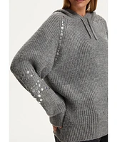 Women's Hooded Knitted Sweater