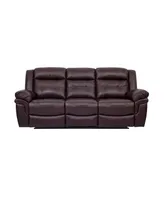 Marcel 91" Leather in Manual Reclining Sofa