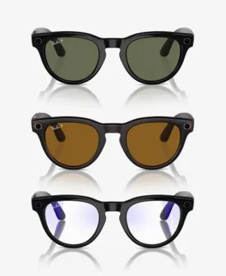 Ray Ban Unisex Ray Ban Meta Headliner Smart Glasses Collection