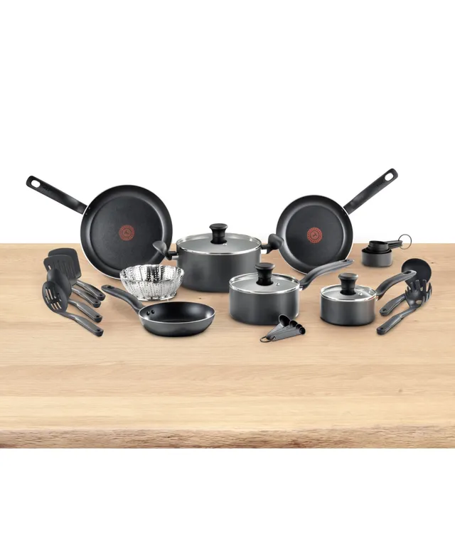 T-Fal 18-Pc. Nonstick Cookware Set - Macy's