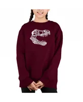 Trex - Big Girl's Word Art Crewneck Sweatshirt